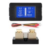 CGELE DC Multifunction Battery Monitor Meter with Shunt,0-200V,0-500A, LCD Display Digital Current Multimeter Voltmeter Ammeter for Cars RV Solar,Widely Applied to 12V/24V/48V RV/Car Battery…