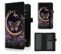 CGFGHHUY Check Book Cover for Personal Checkbook Green Sea Turtle Pattern Design PU Leather Checkbook Cover for Men Women with Card Slots & Pen Holder and Elastic Strap for Duplicate Checks, Flowers