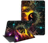 CGFGHHUY for iPad 10th Generation 10.9 Inch 2022 Case - 360 Degree Rotating Stand Protective Smart Cover With Auto Wake Sleep - Sun and Planet