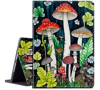 CGFGHHUY for iPad 9th Generation Case,for iPad 8th 7th Generation Case 10.2 inch2021/2020/2019 Lightweight Protective PU Leather Smart Stand Cover with Auto Wake Sleep - Mushroom