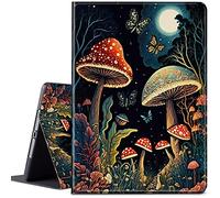 CGFGHHUY for iPad 9th Generation Case,for iPad 8th 7th Generation Case 10.2 inch2021/2020/2019 Lightweight Protective Smart Stand Cover with Auto Wake Sleep - Mushroom Butterflies Moon