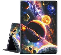 CGFGHHUY for iPad Air 11 inch Case 2024 M2 Lightweight Protective PU Leather Smart Stand Cover with Auto Wake Sleep Case for iPad Air 11 inch 6th Generation 2024 - Planet