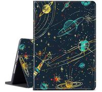 CGFGHHUY for iPad Pro 11 inch Case 2024 M4 Lightweight Protective PU Leather Smart Stand Cover with Auto Wake Sleep Case for iPad Pro 11 inch 5th Generation 2024 - Planet Galaxy
