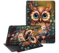 CGFGHHUY for iPad Pro 13 inch Case 2024 M4 with 360 Degree Rotating Stand Protective Smart Cover with Auto Wake Sleep Case for iPad Pro 13 inch 7th Generation 2024 - Owl in The Tree
