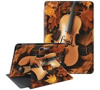 CGFGHHUY for Microsoft Surface Pro 7 Case 12.3 inch 360 Degree Rotating Stand Smart Cover with Auto Wake Sleep Tablet Case for Microsoft Surface Pro 7/7 Plus/6/5/4 - Maple Leaf & Violin