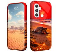 CGFGHHUY for Samsung Galaxy S26 Plus Case Lightweight Soft TPU Shock Proof Protective Cover with Sea Turtle on Beach at Red Sunset Pattern Design Phone Case for Samsung Galaxy S26 Plus 6.7 inch 2026