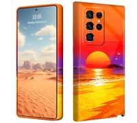 CGFGHHUY for Samsung Galaxy S26 Ultra Case Lightweight Soft TPU Shock Proof Protective Cover with Orange Red Sunset Beach Pattern Design Phone Case for Samsung Galaxy S26 Ultra 6.9 inch 2026