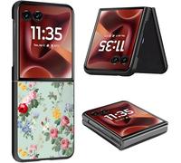 CGFGHHUY for Samsung Galaxy Z Flip 7 Case 2025 Slim Lightweight Hard PC Shook Proof Protective Phone Case Cover for Samsung Galaxy Z Flip 7 6.9 inch - Rose Floral Flower