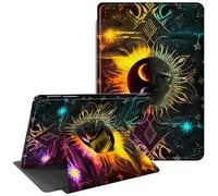 CGFGHHUY Galaxy Tab A9 Plus Case 360 Degree Rotating Stand Protective Smart Cover with Auto Wake Sleep Case Cover for Samsung Galaxy Tab A9 Plus 11 inch 2023 - Sun and Planet