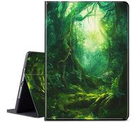 CGFGHHUY Galaxy Tab A9 Plus Case Lightweight Protective PU Leather Smart Stand Cover with Auto Wake Sleep Tablet Case Cover for Samsung Galaxy Tab A9 Plus 2023 11 inch - Green Forests