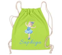 CGFN Personalised Drawstring Bag Girls Kids Custom Dance Bag With Name