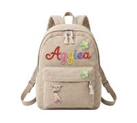 CGFN Personalised Kids School Backpack Lunch Bag Set Custom Name