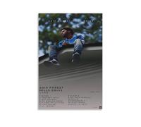 CGHSDJ 2014 Forest Hills Drive J Waterproof Canvas Poster Wall Art HD UV Resistant Print Suitable for Living Rooms And Hallways And Makes A Great GiftUnframe-style16x24inch(40x60cm)