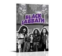 CGHSDJ Black Sabbath Waterproof Canvas Poster Wall Art HD UV Resistant Print Suitable for Living Rooms And Hallways And Makes A Great GiftFrame-style20x30inch(50x75cm)