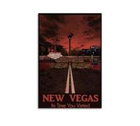 CGHSDJ Fallout New Vegas Waterproof Canvas Poster Wall Art HD UV Resistant Print Suitable for Living Rooms And Hallways And Makes A Great GiftUnframe-style20x30inch(50x75cm)