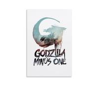 CGHSDJ Godzilla Minus One Waterproof Canvas Poster Wall Art HD UV Resistant Print Suitable for Living Rooms And Hallways And Makes A Great GiftUnframe-style12x18inch(30x45cm)