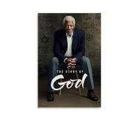 CGHSDJ Morgan Freeman Waterproof Canvas Poster Wall Art HD UV Resistant Print Suitable for Living Rooms And Hallways And Makes A Great GiftUnframe-style16x24inch(40x60cm)