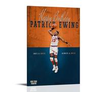 CGHSDJ Patrick Ewing Waterproof Canvas Poster Wall Art HD UV Resistant Print Suitable for Living Rooms And Hallways And Makes A Great GiftFrame-style24x36inch(60x90cm)