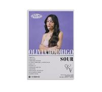 CGHSDJ Sour Olivia Rodrigo Waterproof Canvas Poster Wall Art HD UV Resistant Print Suitable for Living Rooms And Hallways And Makes A Great GiftUnframe-style24x36inch(60x90cm)