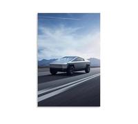 CGHSDJ Tesla Cybertruck Waterproof Canvas Poster Wall Art HD UV Resistant Print Suitable for Living Rooms And Hallways And Makes A Great GiftUnframe-style12x18inch(30x45cm)