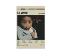 CGHSDJ Tha Carter III by Lil Wayne Waterproof Canvas Poster Wall Art HD UV Resistant Print Suitable for Living Rooms And Hallways And Makes A Great GiftUnframe-style08x12inch(20x30cm)