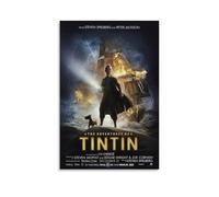 CGHSDJ The Adventures of Tintin Waterproof Canvas Poster Wall Art HD UV Resistant Print Suitable for Living Rooms And Hallways And Makes A Great GiftUnframe-style12x18inch(30x45cm)
