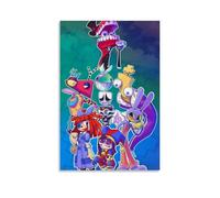 CGHSDJ The Amazing Digital Circus Waterproof Canvas Poster Wall Art HD UV Resistant Print Suitable for Living Rooms And Hallways And Makes A Great GiftUnframe-style08x12inch(20x30cm)