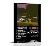 CGHSDJ Travis Scott JackBoys Waterproof Canvas Poster Wall Art HD UV Resistant Print Suitable for Living Rooms And Hallways And Makes A Great GiftFrame-style12x18inch(30x45cm)