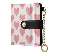 Cgiub Abstract Hunting Camouflage Wallets for Women RFID Blocking Ladies Purse PU Leather Clutch Wallet with Zip Coin Pocket & Credit Card Holder, 10.5x11 cm