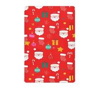 Cgiub Cartoon Santa Claus Baby Crib Sheet 132x71 cm Fitted Cot Sheet Soft & Breathable Bed Sheet for Standard Crib Mattress & Toddler Bed Mattress