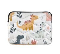 Cgiub Cute Dinosaur Laptop Sleeve 15-16 Inch Protective Laptop Case Shockproof Computer Briefcase Carrying Case Portable Laptop Bag for Notebook, Tablet, 40x30x2 cm