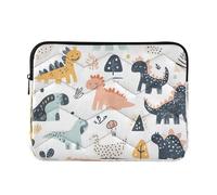 Cgiub Cute Dinosaur Laptop Sleeve 15-16 Inch Protective Laptop Case Shockproof Computer Briefcase Carrying Case Portable Laptop Bag for Notebook, Tablet, 40x30x2 cm