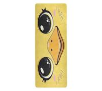 Cgiub Cute Duck Face Yoga Mat for Sport Stretching Pilates 180x66 cm Thin and Non-slip Exercise Mat Fitness Mat Eco-friendly Travel Workout Mat Home Sports Mat