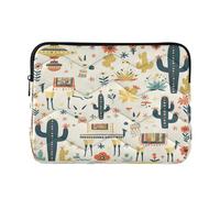 Cgiub Cute Llama Laptop Sleeve 15-16 Inch Protective Laptop Case Shockproof Computer Briefcase Carrying Case Portable Laptop Bag for Notebook, Tablet, 40x30x2 cm
