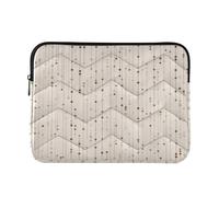 Cgiub Dots and Lines Laptop Sleeve 13-14 Inch Protective Laptop Case Shockproof Computer Briefcase Carrying Case Portable Laptop Bag for Notebook, Tablet, 34x26x2 cm
