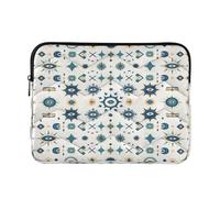 Cgiub Evil Eye Laptop Sleeve 15-16 Inch Protective Laptop Case Shockproof Computer Briefcase Carrying Case Portable Laptop Bag for Notebook, Tablet, 40x30x2 cm