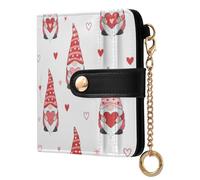 Cgiub Magic Evil Eye Wallets for Women RFID Blocking Ladies Purse PU Leather Clutch Wallet with Zip Coin Pocket & Credit Card Holder, 10.5x11 cm