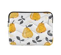 Cgiub Pears Laptop Sleeve 13-14 Inch Protective Laptop Case Shockproof Computer Briefcase Carrying Case Portable Laptop Bag for Notebook, Tablet, 34x26x2 cm