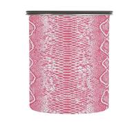 Cgiub Snake Skin Coffee Canister 500 ml Airtight Stainless Steel Food Storage Container Kitchen Storage Jar with Lid for Coffee Beans Tea Sugar