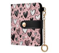 Cgiub St. Patrick's Day Clover Wallets for Women RFID Blocking Ladies Purse PU Leather Clutch Wallet with Zip Coin Pocket & Credit Card Holder, 10.5x11 cm