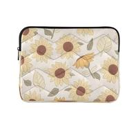 Cgiub Sunflowers Laptop Sleeve 15-16 Inch Protective Laptop Case Shockproof Computer Briefcase Carrying Case Portable Laptop Bag for Notebook, Tablet, 40x30x2 cm