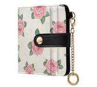 Cgiub Valentine's Day Abstract Balloons Wallets for Women RFID Blocking Ladies Purse PU Leather Clutch Wallet with Zip Coin Pocket & Credit Card Holder, 10.5x11 cm