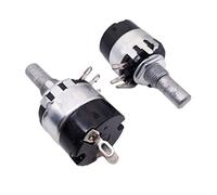 CGjiogujio 5pcs 4.7K ohm B4K7 Linear Potentiometer ON/Off Switch WH137-2 RV137-2