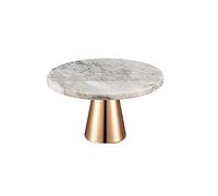 CGJseFH cake stand, Marble Metal Base Multi-purpose Dessert Table Afternoon Tea Cupcake Display Stand Wedding Pastry Service Tray Cake