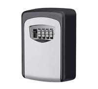 CGJseFH key lock, Key Lock,Password Box,Wall Mounted Safe Lockbox,Outdoor Waterproof Hidden,4 Digit Combination Storage,Great For Elderly Parents Spare House Keys(Grey)