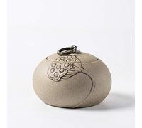CGJseFH pet urn, Handmade Ceramic Pet Cremation Urns Memorial Hall Ashes Casket Keepsake Funeral Urn For Home Or Cemetery Dog Cat(R)