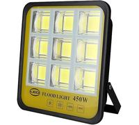 CGJseFH Solar Lights Outdoor, Home LED Flood Light Outdoor Spotlights Security Full-watt Super Bright Floodlight, Rechargeable Work Light(450w)