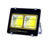 CGJseFH Solar Lights Outdoor, LED Flood Light Outdoor Super Bright Security Lights Spot Lighting 150-1000㎡, 6000K Work IP67 for Yard Stadium Lawn Barn, Black(100W)