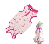 CGLRybO Cat Professional Recovery Suit for Abdominal Wounds or Skin Diseases, E-Collar Alternative for Cats and Dogs, After Surgery Wear, Pajama Suit