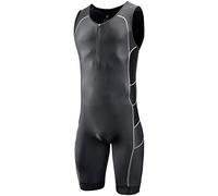 CGLRybO Triathlon Suit Men's Pro Sleeveless - Quick-Dry Skin Tight Tri Suit for Swimming Cycling Running - High Performance Sportswear Black